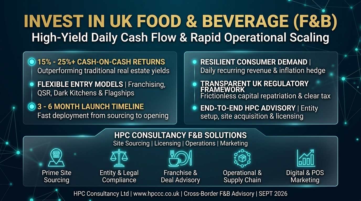 Why Albania Investors Must Consider the UK Food and Beverage Sector as Their Primary Entry Point