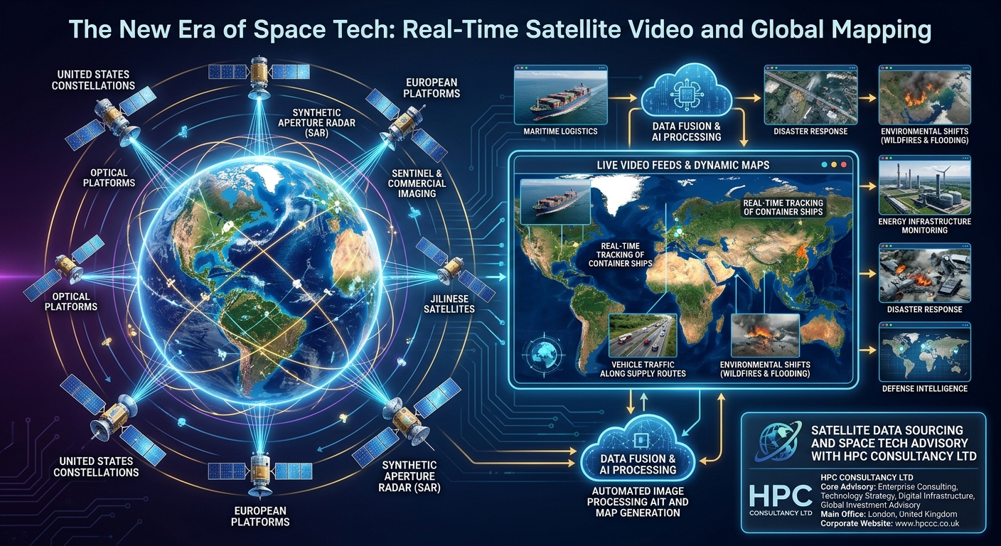 Real-Time Satellite Video and Global Mapping Albania